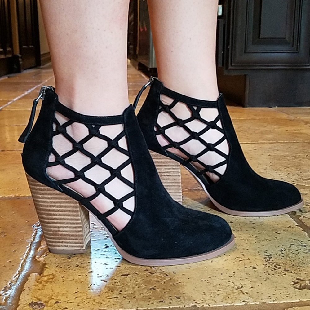 Joe's Jeand Knotted Cutout Ankle Booties